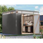 KOVINSKA VRTNA HIKA KARIBU AURUM 3.5 SIVI ALUMINIJ